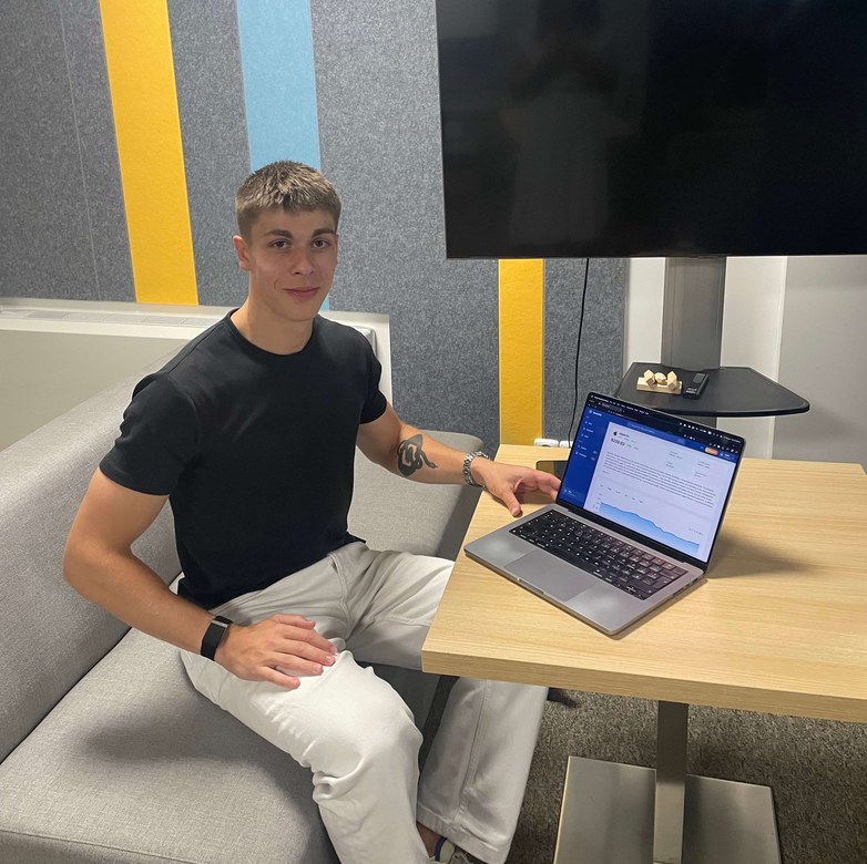 Adam Kalina s aplikací MarketPal