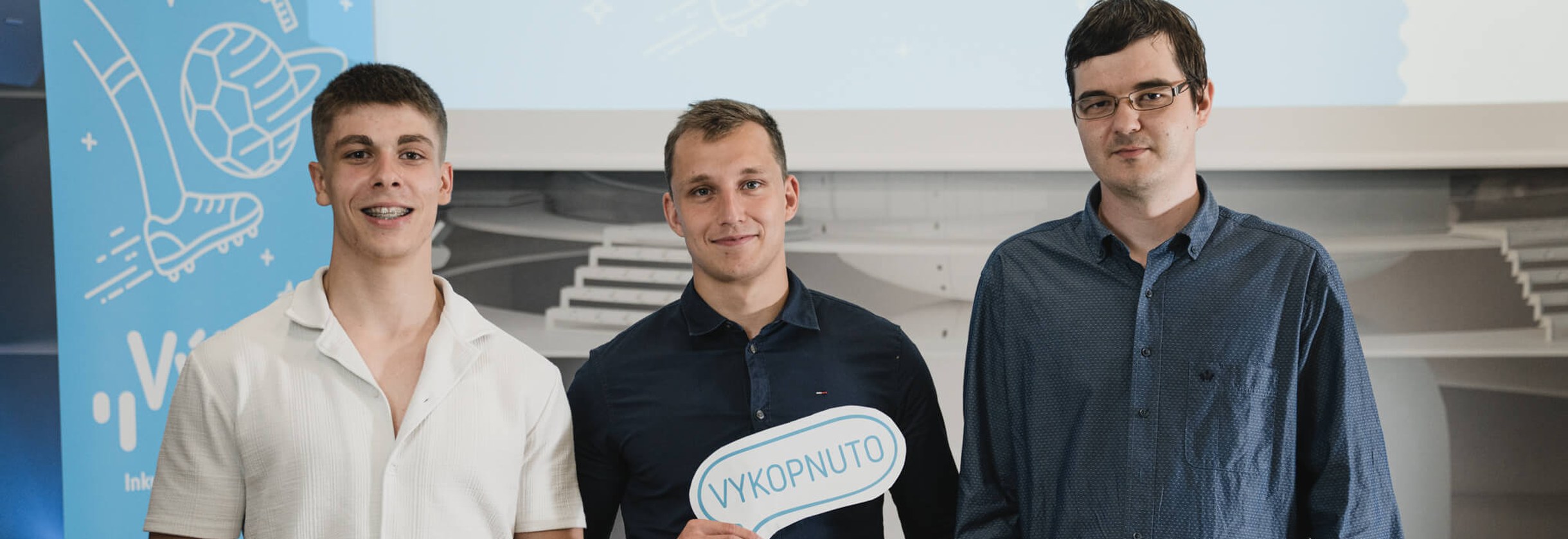 Adam Kalina, Jaroslav Švardala a Martin Cvešpr z projektu MarketPal