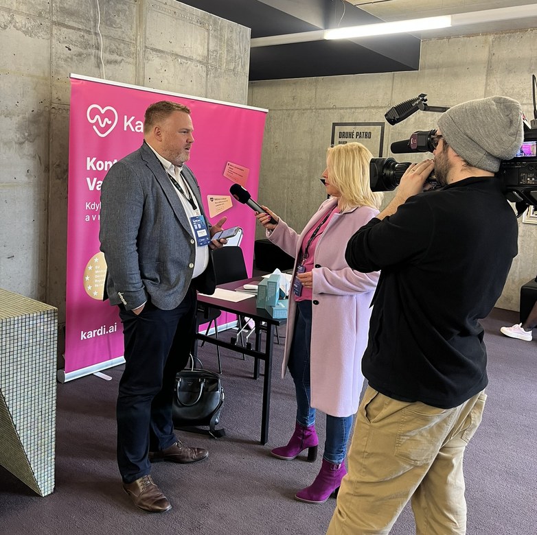 Rozhovor se zástupcem startupu na konferenci TechCare 2026
